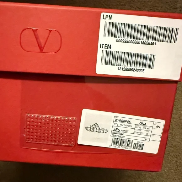 Valentino Roman Rockstud Slides Size 12 NWT
